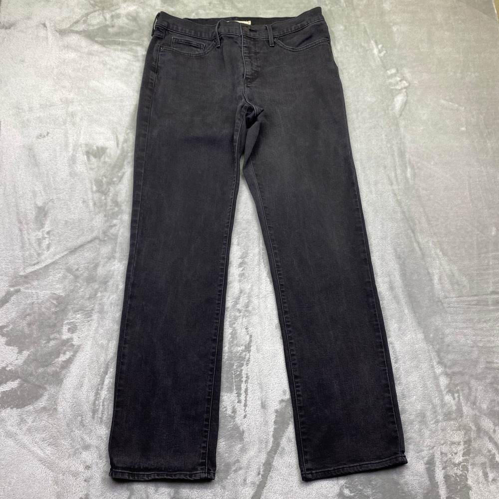 Levi's 314 Shaping Straight Jeans Dark Wash Womens Size 31 Grunge Retro Preppy